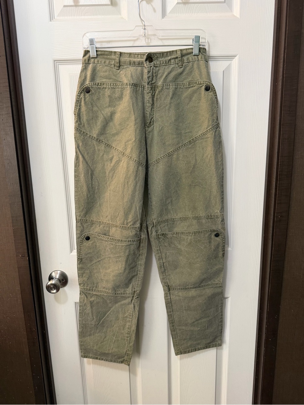 Vintage JR’s Panelled Utility Pants Size 11 Green Gorpcore Skater Grunge Cargo
